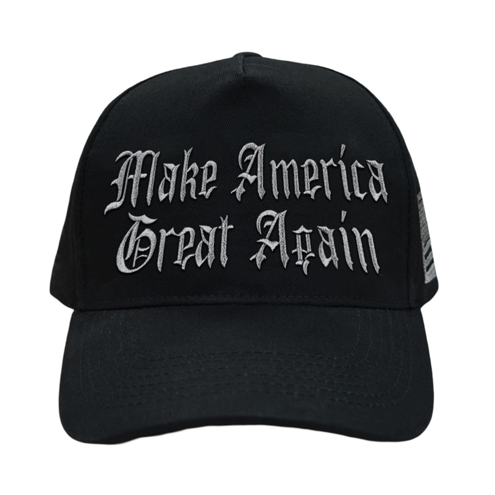 

Унисекс модная регулируемая вышитая бейсболка One Size чёрный