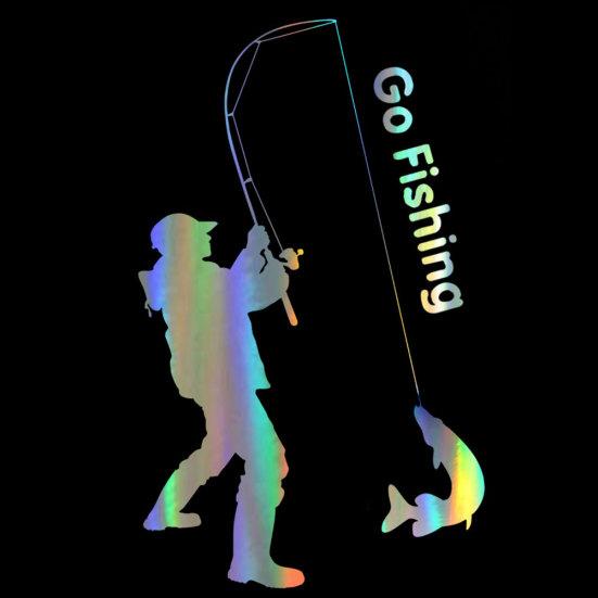 Car Styling Anti Head Waterproof Scratch Horse Laser Reflective Sticker Decal