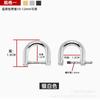 1pc Bag Hardware Fittings, Metal Chains & Shoulder Strap Adjust Buckles, Detachable Horseshoe D-rings, Screw Loop Rings for Crossbody Bags