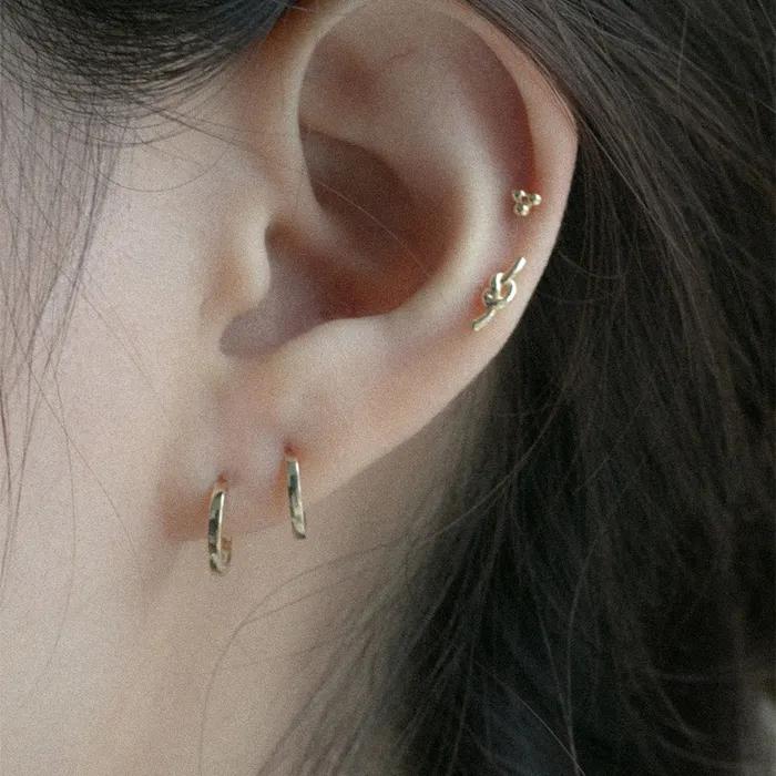 14k ball stick piercing