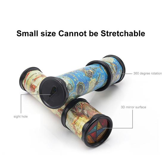 Color Cognition Grasp Comfortable Kids Kaleidoscope Rotatable Multicolored Design Classic Kaleidoscope for Children
