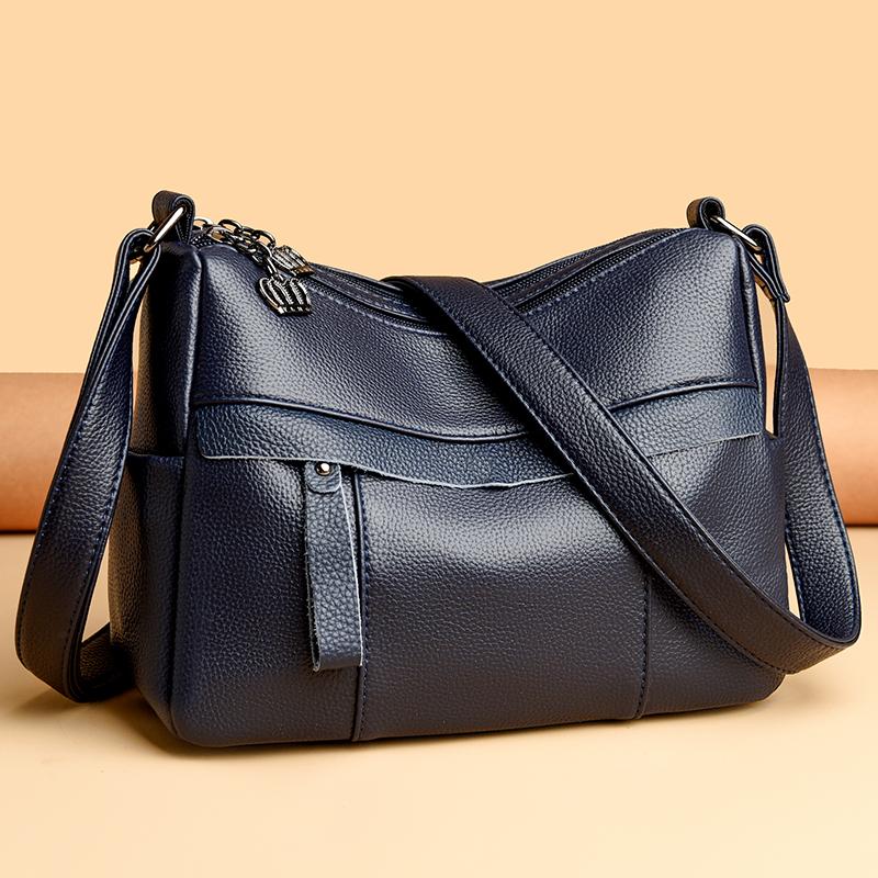 Dames Handtassen Vrouwelijke Designer Merk Schoudertassen voor Reizen Weekend Buiten Feminine Bolsas Leer Grote Messenger tas Winter