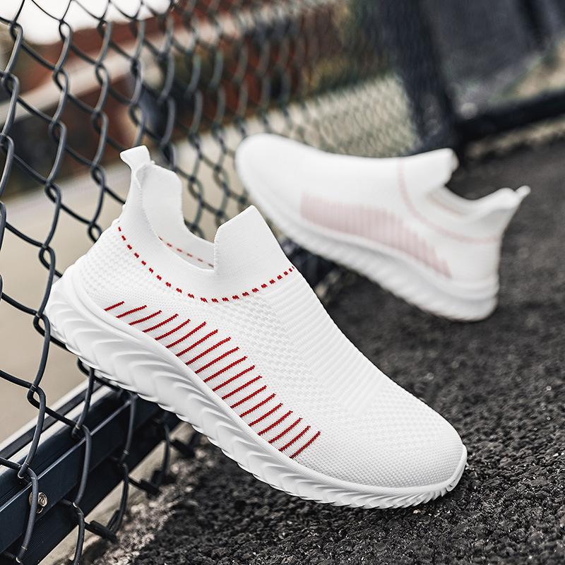 Spring and Summer Sports Shoes Fly-woven Mesh Socks Casual Shoes Mesh Men's Casual Travel Shoes Men's Shoes