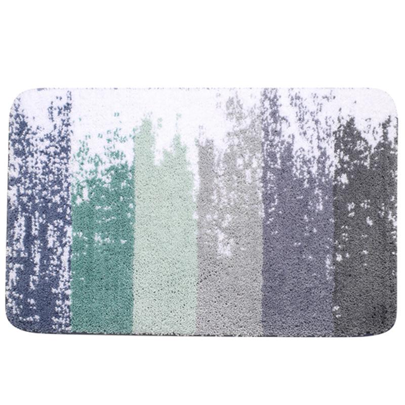 Nordic Absorbent Non-Slip Bathroom Mat for Doorway and Toilet 