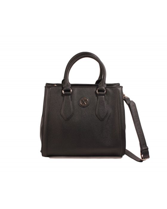 Sac à main - Christian Lacroix - Eternity M - Noir - Bandoulière amovible - Picots de protection