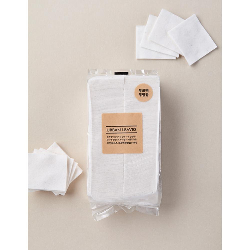 Urban Leaves Unbleached Cotton Pads 420 Sheets  140 Sheets 3ea