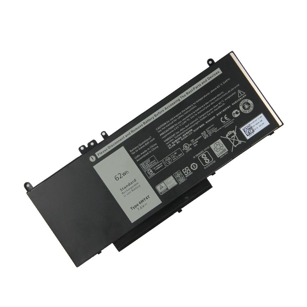 Rechargeable Lithium Battery For DELL Latitude E5270 E5470 M3510 E5570 6MT4T Laptop Battery 62Wh