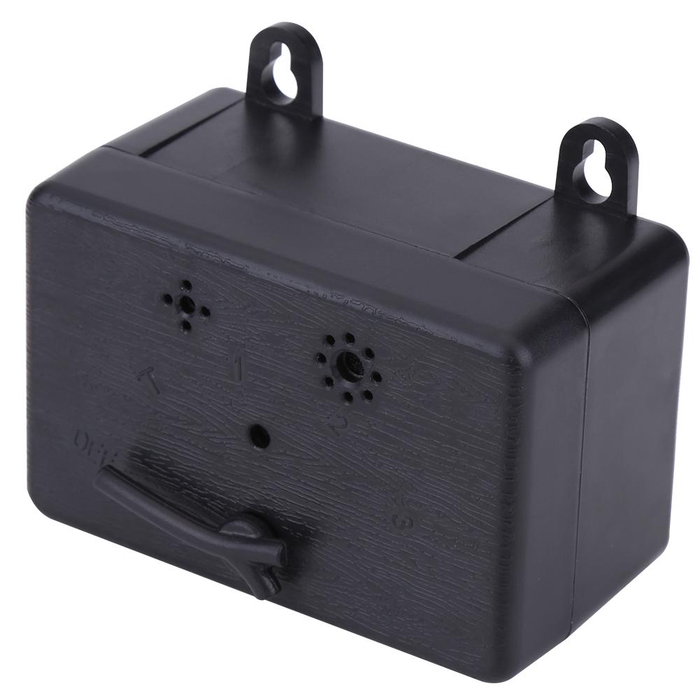 Ultraschall Stoppkontrolle Hunde Bellen Anti Kein Bellen Gerät Schalldämpfer Haustiere Außen Schwarz