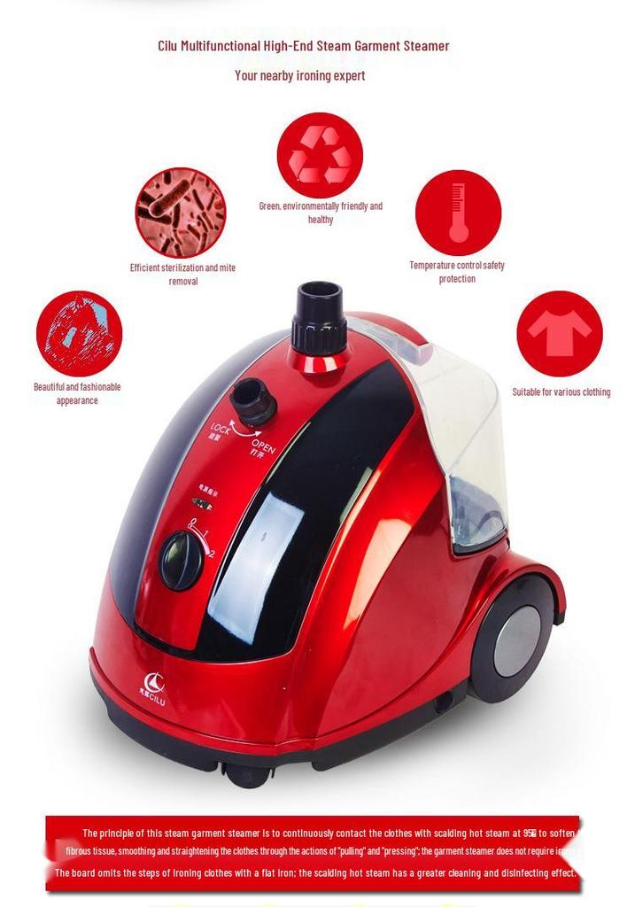 Ci Lu Handheld Steam Iron with High-Efficiency Temperature Control for Garments