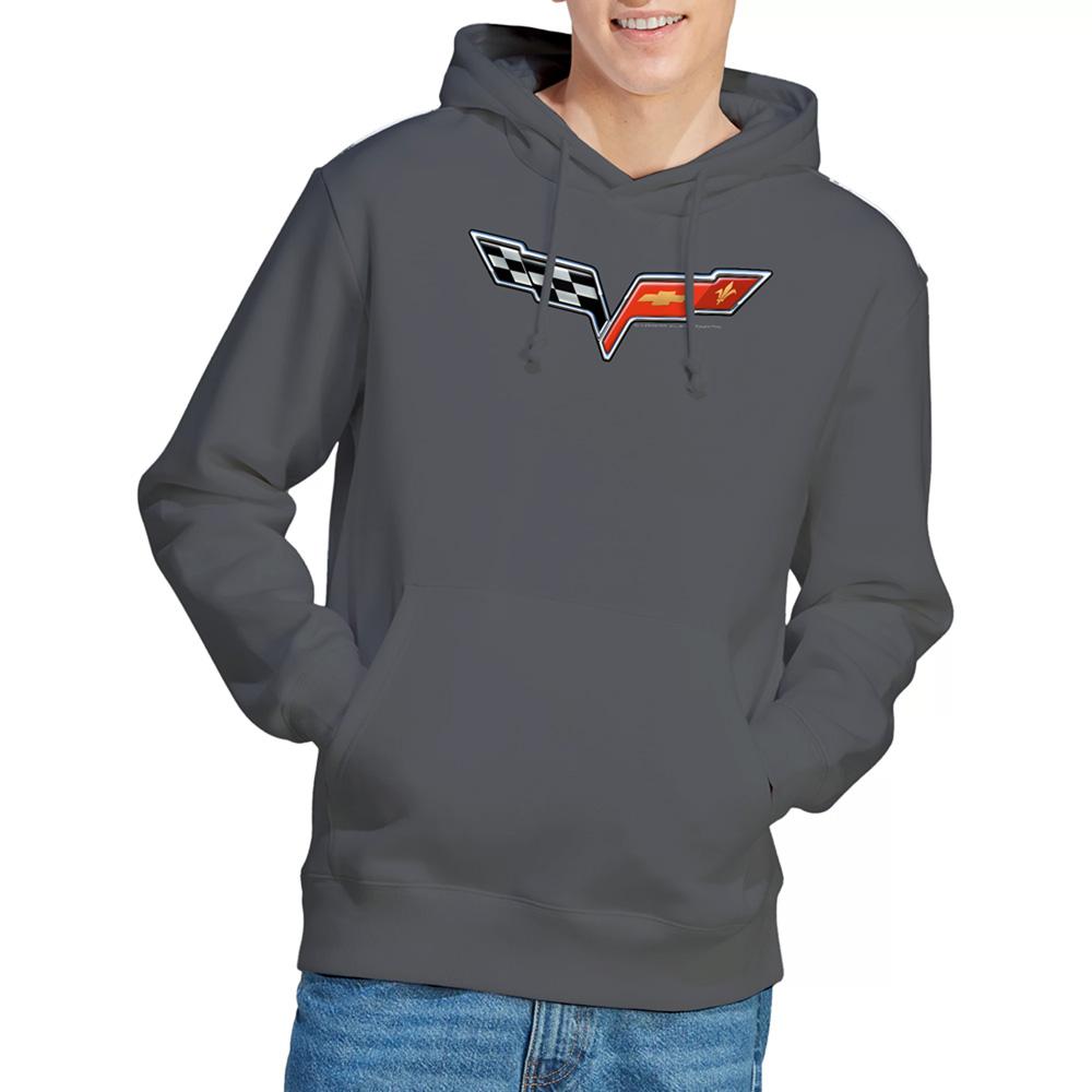 Chevrolet Unisex Adult The Vette Medallion Hoodie