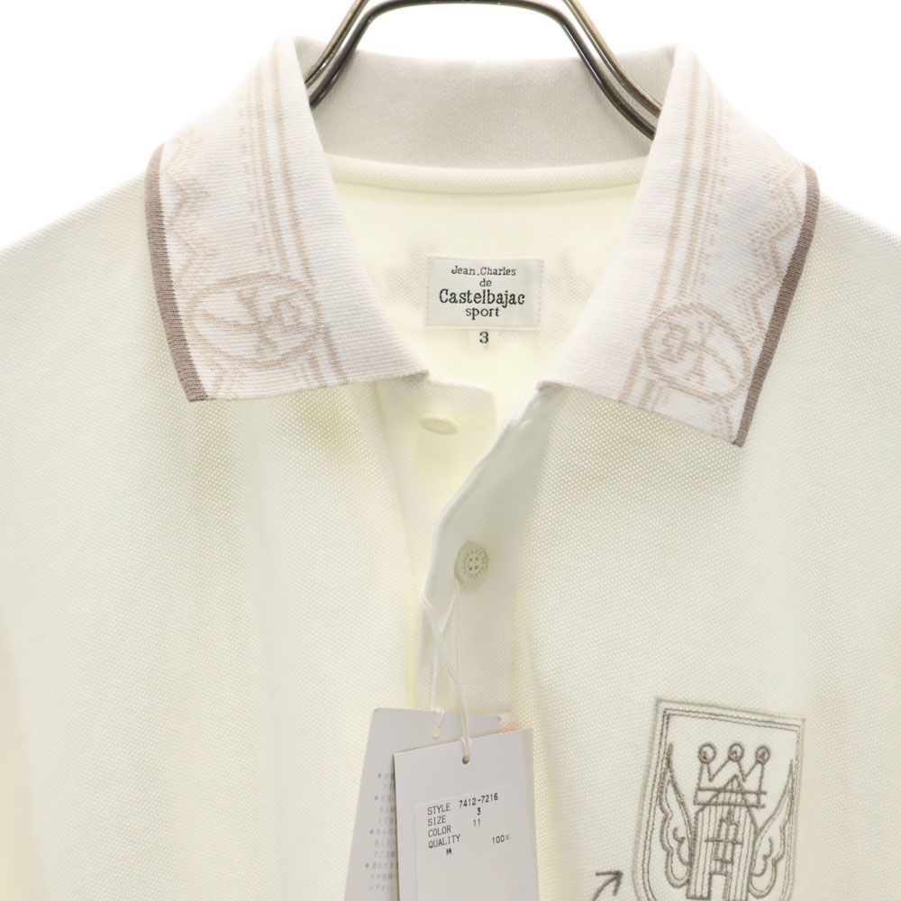 Castelbajac sport made in Japan Short sleeve Fawn Polo shirt 3 white Men's Used