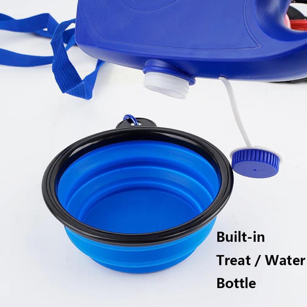 Three-In-One Outdoor Portable Multi-Functional Pet Leash,Wear-Resistant Comes With A Water Bottle,Three-Color Optional Pet Leash