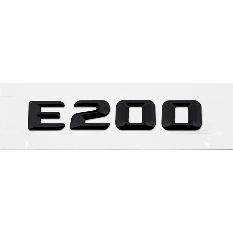 Car Tail Letter Number Emblem Sticker Rear Trunk Badge Decal for Mercedes Benz E Class E53 E55 E63 E200 E220 E230 E240 E250 E260