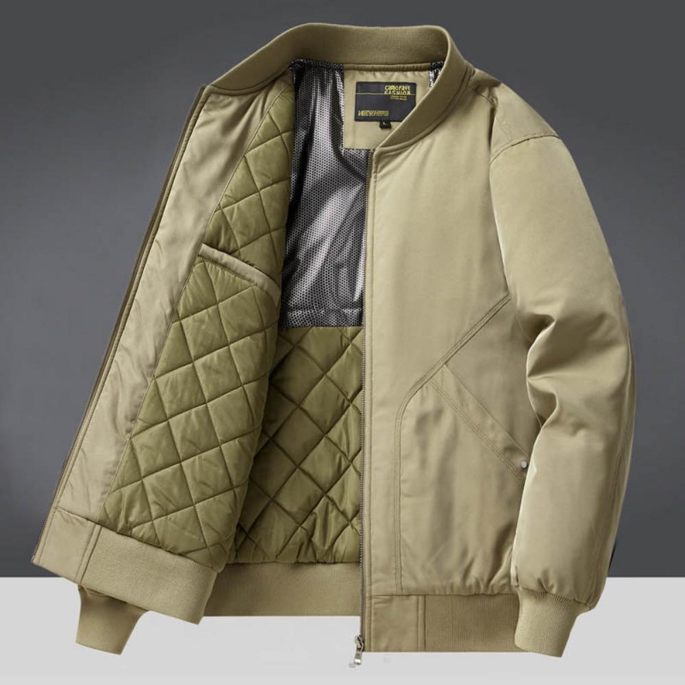 

Мужская верхняя одежда Флис Толстый Теплый Осень Мужские Куртки Карго Повседневная Ветровка Куртка Мужские Бейсбольные Пальто Одежда S хаки