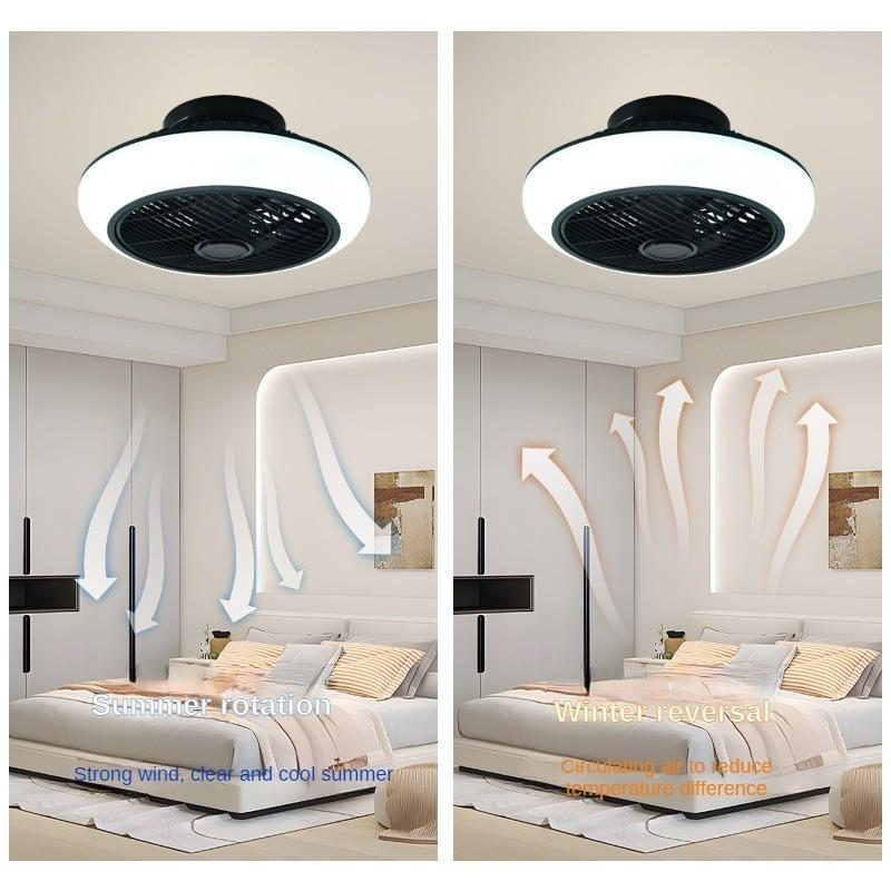 Household Integrated Electric Fan Light 45*20cm Modern Minimalist And Creative Fan Light Living Room Silent Ceiling Fan Lamp