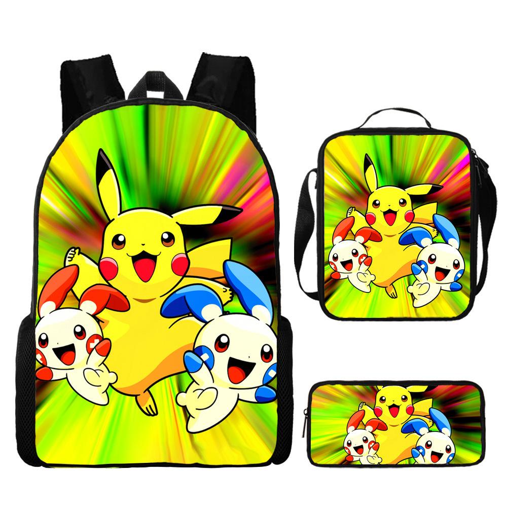 Primary And Secondary School Students Schoolbag Cartoon Backpack Breathable And Wear-Resistant Children'S Backpack Satchel Pencil Bag Set