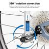 TOOPRE Bicycle Rear Derailleur Hanger Alignment Gauge Aluminium Alloy Straighten Tool for Mountain Road Bike 20-29'' Wheel