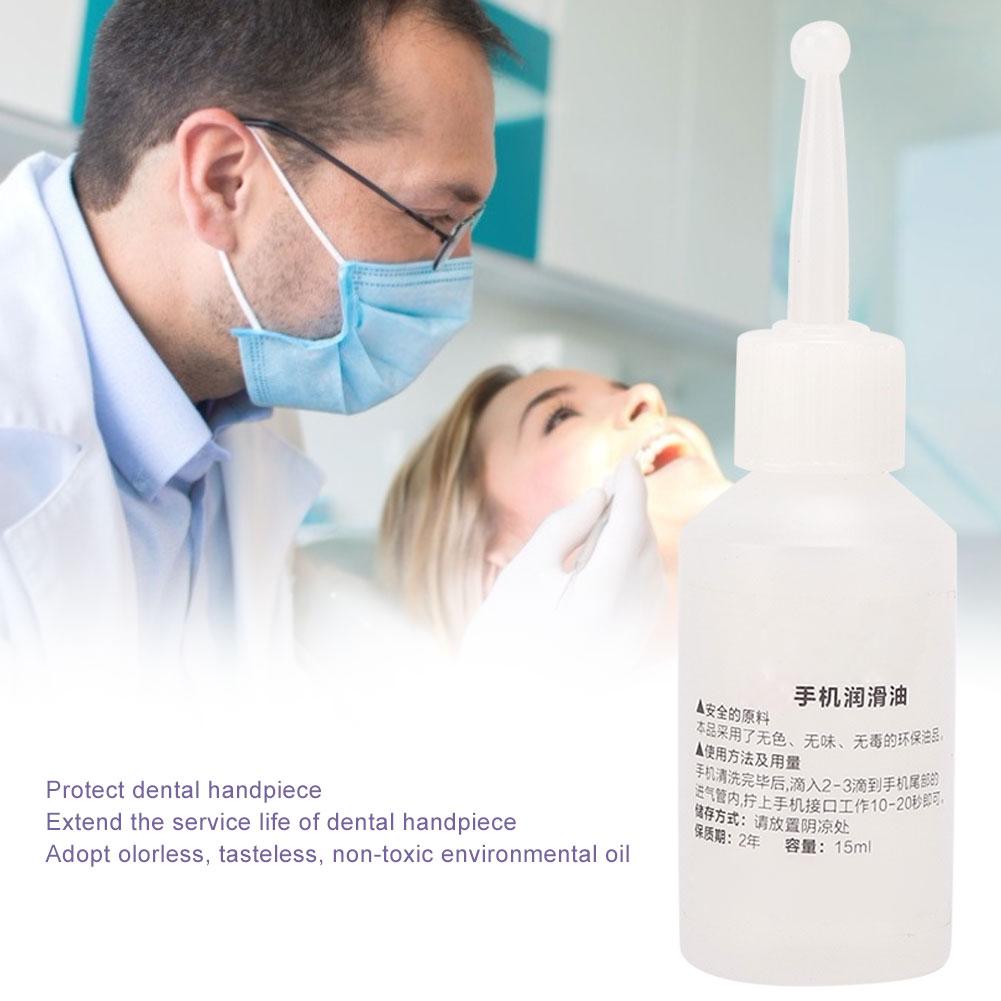 2pcs Dental Handpiece Lubricant Lube Oil for Dentist Handpiece Accessory