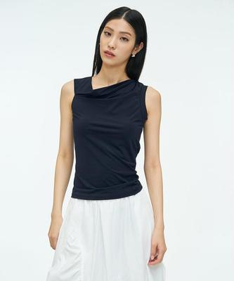 Anggae Unbalanced Mini Top Navy