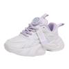 Children's Mesh White Sneakers Boys' Fashionable Dad Shoes Girls' Lightweight Twist Shoes