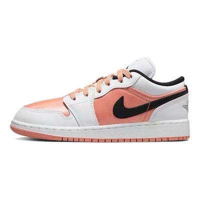 Air 1 Low GS Light Madder Root Çocuk Spor Ayakkabı Pembe Beyaz Siyah DM8960-801