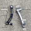 Fishing Chair Extension Kit: Aluminum-Magnesium Bait Tray & Rod Holder with Curved Arm