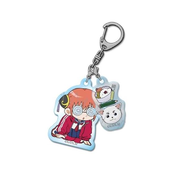 Gintama. 3-Nen Z Gumi Ginpachi Sensei Acrylic Keychain [Chipokke Series Vol. 2] Kagura