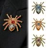 Colorful Rhinestone Brooches Gothic Spider Brooch Pin, Rhinestones Decor, Retro Personalized Backpack Pins Alloy Decorative Lapel Pin for Jackets And