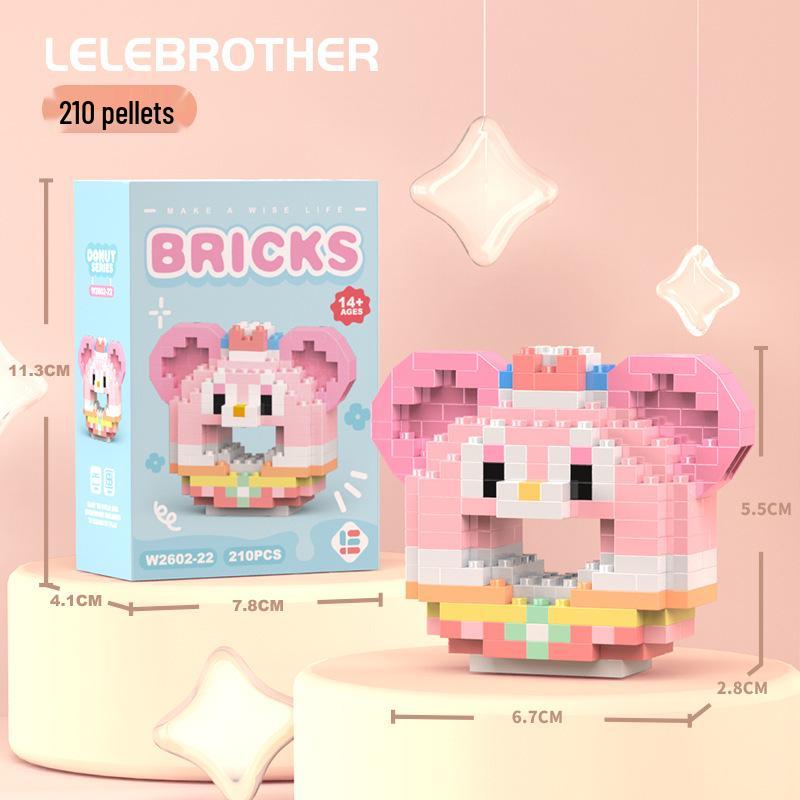 Compatible Lego Micro Building Block Cartoon Figurines - Children's Educational Desktop Toys