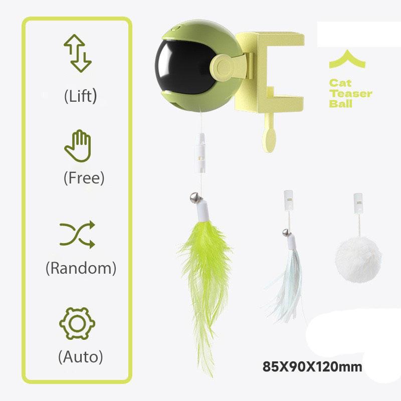 Smart Cat Toy Automatic Lifting Cat Teaser Toys Interactive Kitten Playing Toys Puzzle Pet Ball Toy Cat Supplies