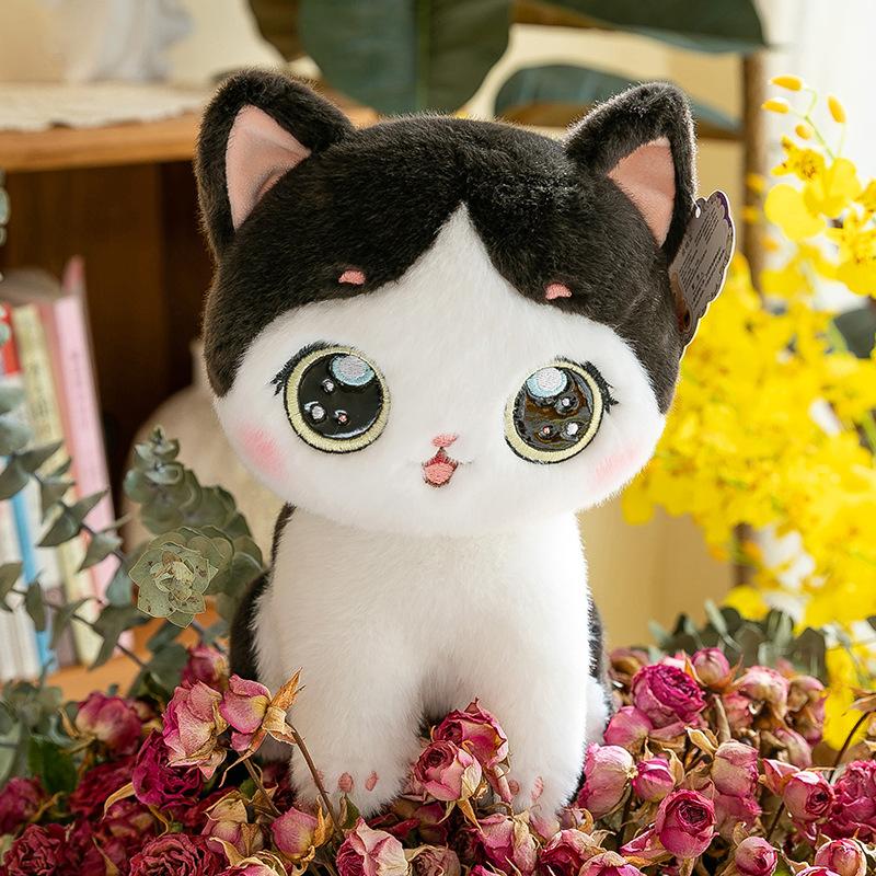 Simulation Cat Doll Plush Toy Doll Birthday Gift Kitten Doll Cute Children'S Cloth Doll