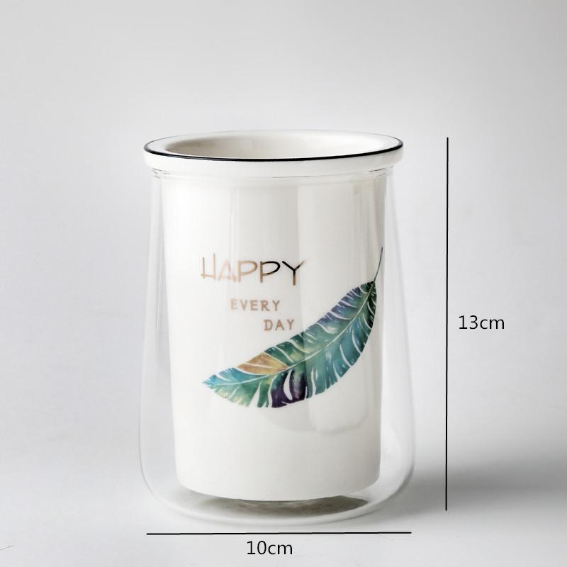 

Держатель палочек для еды из скандинавского стекла, коробка для хранения посуды, кухонные принадлежности, керамическая коробка для приправ, набор из трех баночек для специй