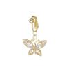 Non-Piercing Butterfly Fake Belly Piercing Butterfly Clip On Umbilical Navel Crystal Fake Piercing Fake Clip Belly Button Rings