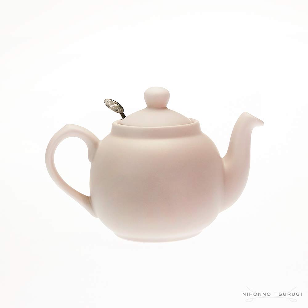 LONDON POTTERY Farmhouse Teapot, 2-Cup, Nordic Pink, 580151