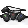 Bolsa de pierna para motocicleta Impermeable Oxford Riñonera de caída Cinturón Cadera Trasero Estilo Militar
