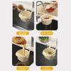 Punch-free Sink Hanging Strainer Basket Detachable Food Residue Separator  Vegetable Washing