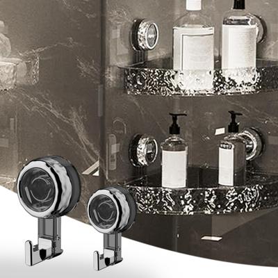 Suction Cup Shower Box No Drilling Required Transparent Design Corner Shower Shelf Home Storage Bathroom Kitchen Organizer