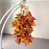 Autumn Maple Leaf Door Hanging: Halloween & Thanksgiving Floral Wall Art