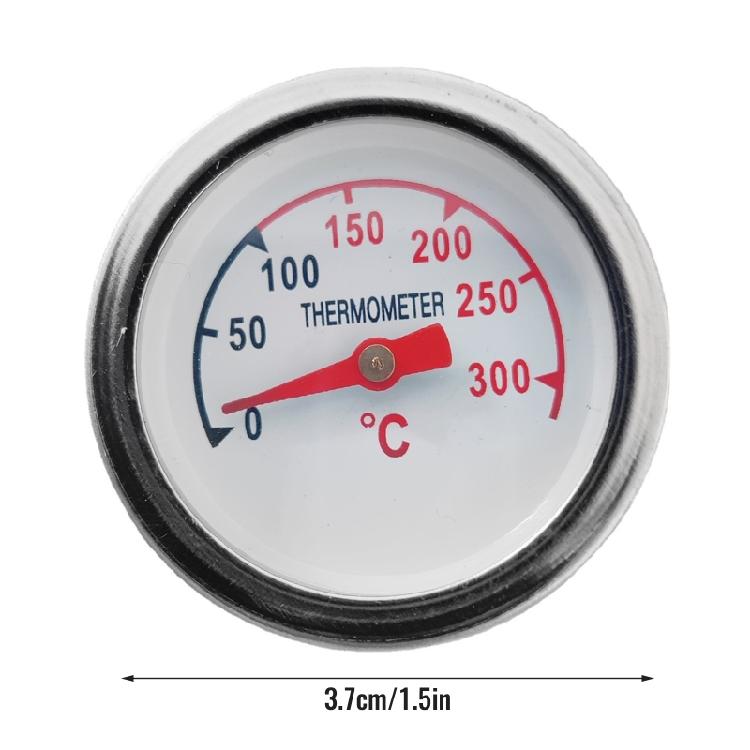 Metal Grill Meat Thermometer Dual Dial Temperature Gauge Gage for BBQ Cooking