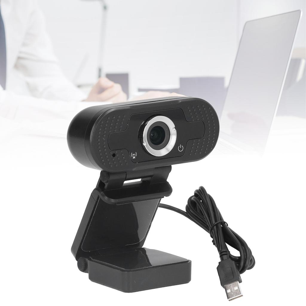 Computer Webcam Full HD 1080P Stereo PC Camera with Microphone for Webinars and Video Conferences