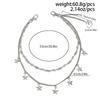 Trendy Hip Hop Double Layer Jeans Pants Chain Men Women Creative Star Pendant Bag Waist Chain Steampunk Jewelry Gift