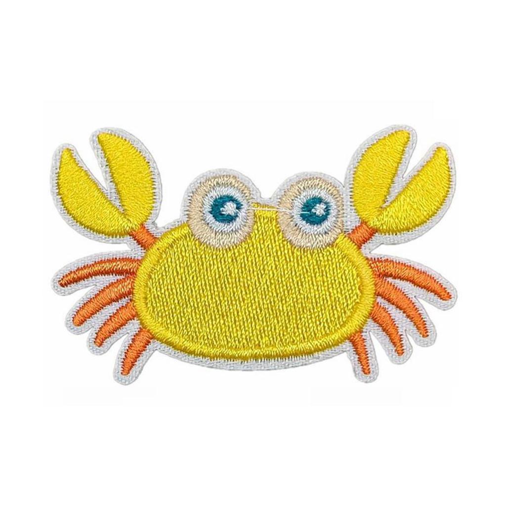 Beach Theme Embroidered Iron On Patches Embroidery Applique Patches Iron On Clothing Repair Patches for Clothes Jackets