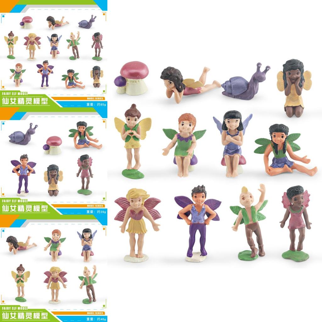 Fantasy Mythical Character Miniature Fairy Model Pvc Decorative Figurine For Collection And Home Decor