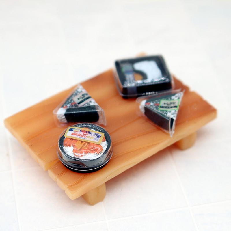 Trendy Doll House Mini Japanese Sushi Bento Bento Box Simulation Food And Play Accessories