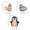 Fashion Sea Lion Seal Acetate Hair Clip Lovely Geometry Ocean Animal Shark Clip Ponytail Clip Novetly Creative Hair Claw Daily