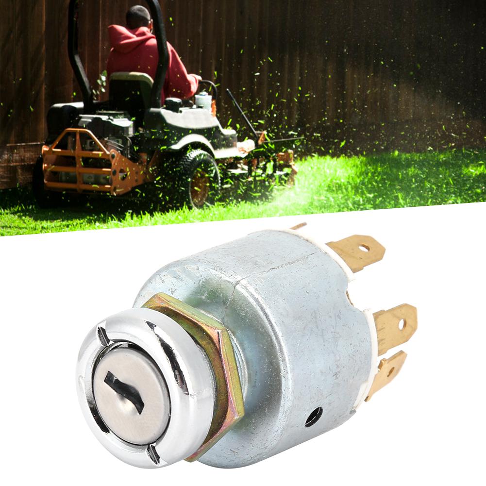 12V Zündschalter mit 2 Schlüsseln Universelles Zubehör für Boot Auto Rasenmäher