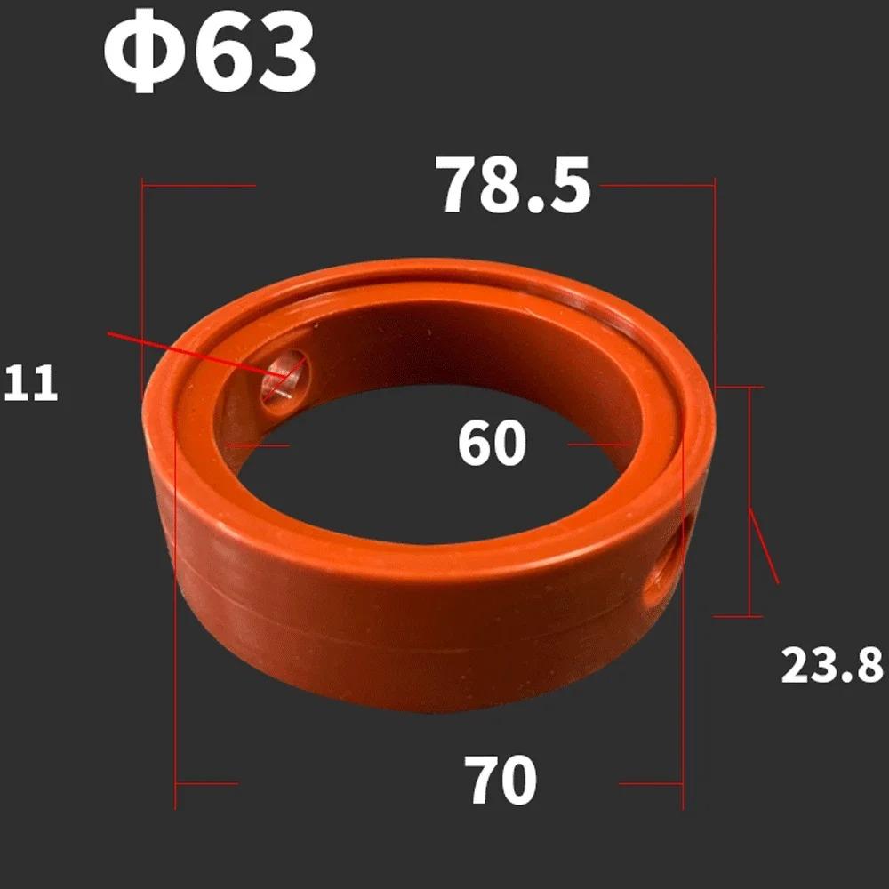 Red 29/38/63/76/89mm DN22/25/32/40/50/65/80/100/125/150VQM Food Grade Sanitary Slicone Seal Gasket Butterfly Valve Homebrew