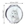 Picardy Sheepdog, Berger Picard – Pocket mirror with a dog, personalized mirror for a purse | Art-Dog