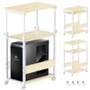 DAIWIN Computer PC CPU Adjustable Top Width 60 X Depth 35 X Height with PC Desk Computer Desk Side Computer Multifunction Device Office Office