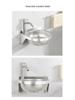 304 Stainless Steel Wall-Mounted Hand Wash Basin for Small Apartments